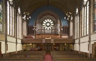 Balcony and organ, view from south east