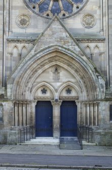 Main north west entrance, view from north west
