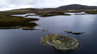 Oblique aerial view