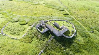 Oblique aerial view