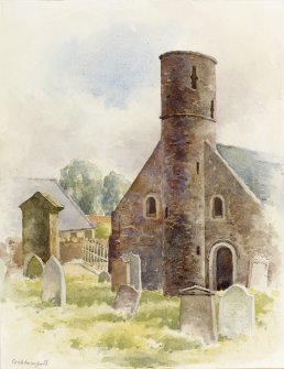 View of Cockburnspath Parish Church.