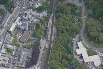 Oblique aerial view.