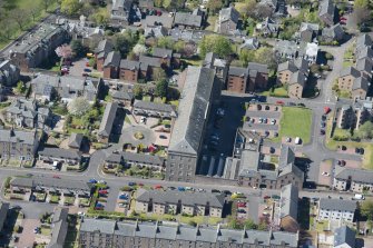 Oblique aerial view.