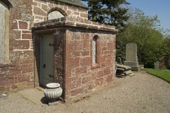 General view of the east church porch.