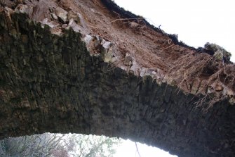 View of the underside of the arch from SW.