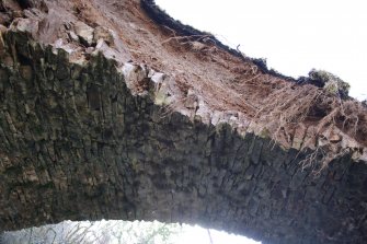 View of the underside of the arch from SW.