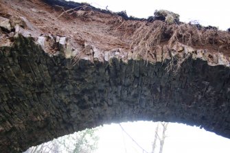 View of the underside of the arch from SW.