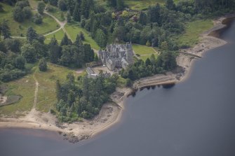 Oblique aerial view.