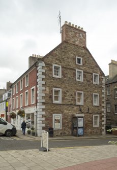 Haddington, 28 and 29 Market Street. View from west.