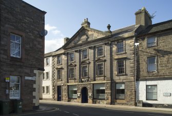 Haddington, 7, 8 and 9 Market Street. View from south east.