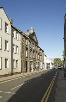 Haddington, 7, 8 and 9 Market Street. View from south west.