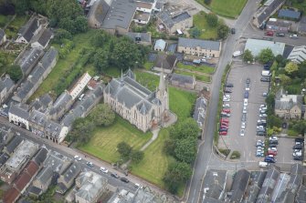 Oblique aerial view.