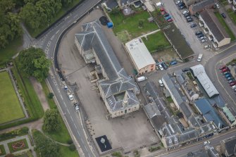 Oblique aerial view.