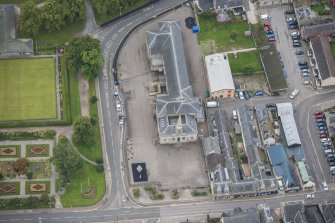 Oblique aerial view.