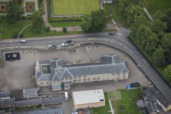 Oblique aerial view.