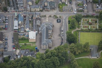 Oblique aerial view.