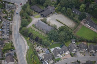 Oblique aerial view.