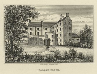 Opposite page 44 engraving of Calder House.
Insc.:'Calder House.'