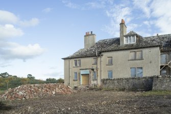 View of site of gym block from south west.