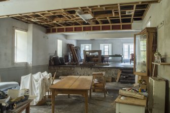 Ground floor. School dining room. General view from south east.