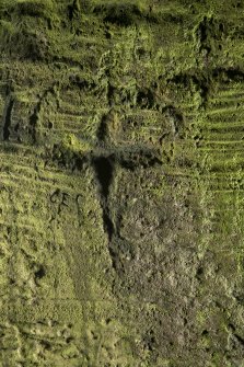 Detail of incised cross.