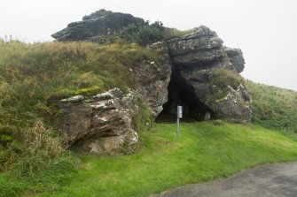 View of cave from north east.