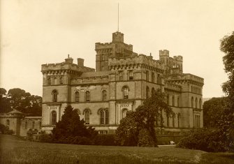 General view from SE of Lennox Castle