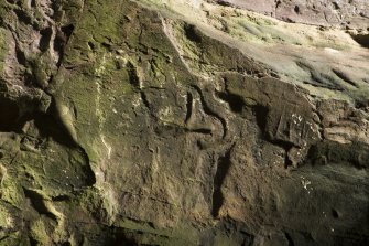 Detail of incised crosses