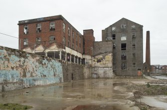 View from south of 1912 Mill (left) and 1904 Mill (former Sewing mill) on the right.