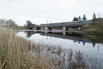 View from west (with train)