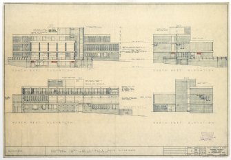 Elevations relating to proposed Radnor Hotel and Bar at Kilbowie Road, Clydebank
