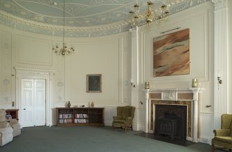 Ground floor. Oval drawing room from south.