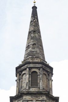 South front. Detail of steeple.