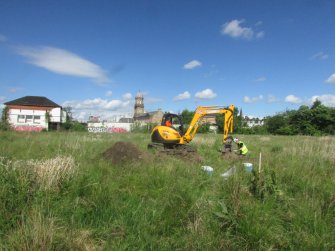 Location view of Trial Pit 10, direction NE