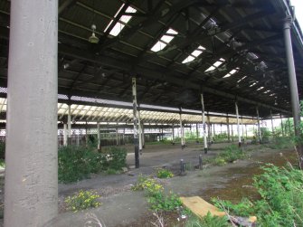 View of meatmarket sheds, direction SW
