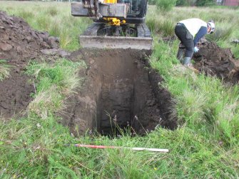 View of Trial Pit 13, direction NW