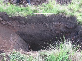 South-west facing section of Trial Pit 13, direction NE