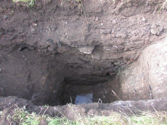 View of depth of Trial Pit 09, direction SE