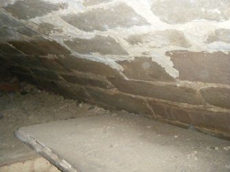 W side of burial vault, direction SW