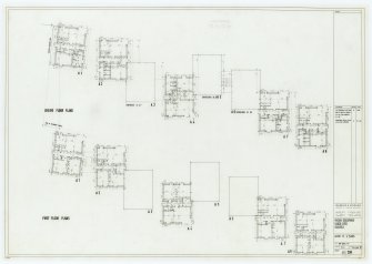 Galashiels, Langlee estate, housing development.
Type A layouts.