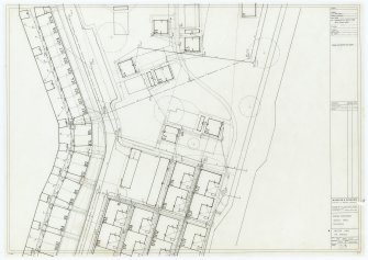 Galashiels, Langlee estate, housing development.
Types C1 and E, layout for services
