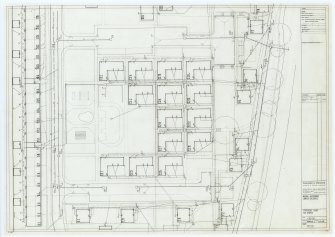 Galashiels, Langlee estate, housing development.
Types E,  C2, and F, layout for services