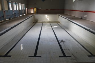 View of the swimming pool, direction facing SW