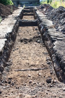 Trench 6 from the W end, facing E