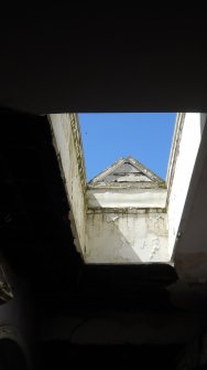 Skylight in corridor of upper floor, facing W