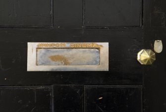 Detail of letterbox.