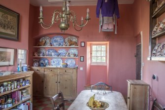 First floor. General view of kitchen from north.