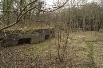 View of northern 9.2-inch gun emplacement from north looking towards southern gun emplacement.