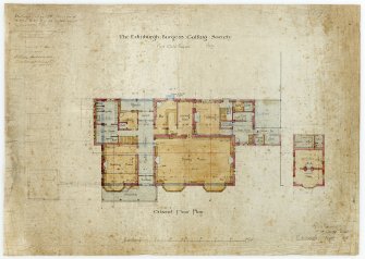 Contract plan of Ground Floor of Club House