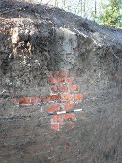 View of stepped roof of Ice house